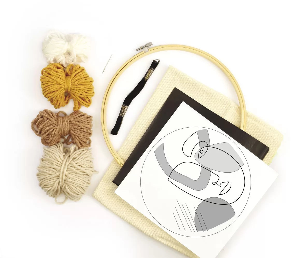 Kit Punch Needle Line Art – Graine Créative GRAINE CREATIVE