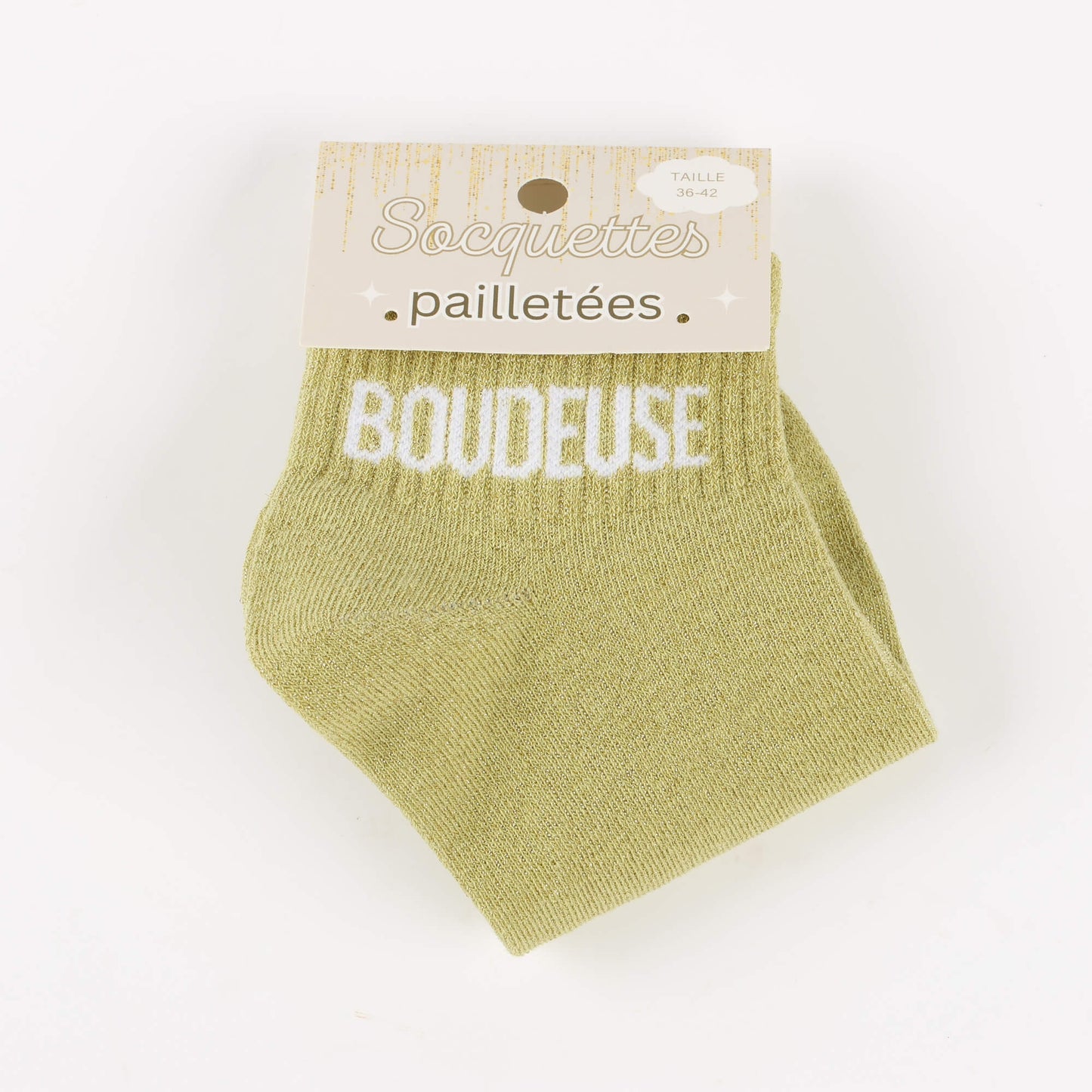 detail message boudeuse socquettes fantaisie femme