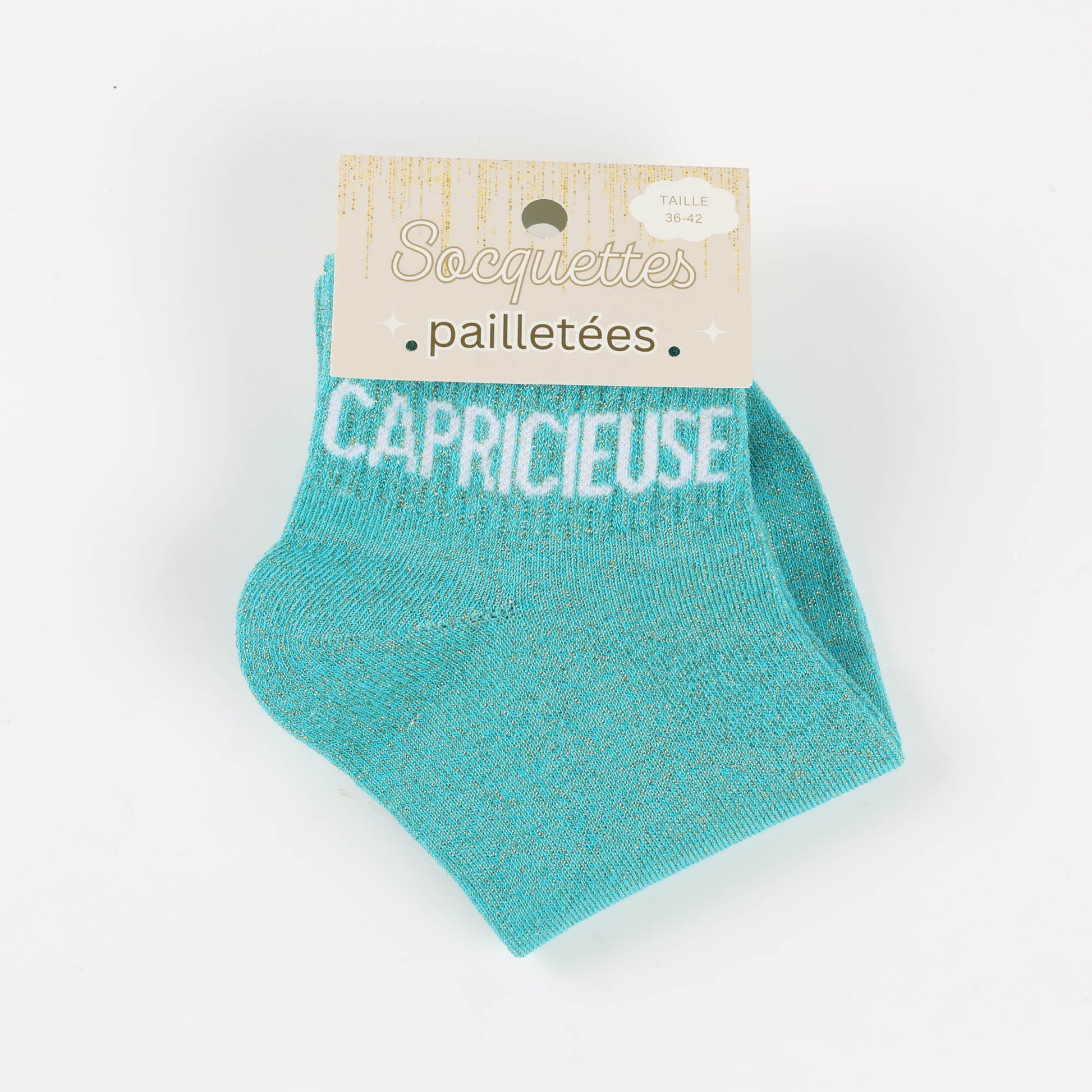 detail message capricieuse socquettes fantaisie femme