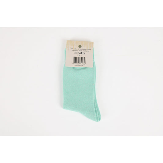 détail message jolie nana chaussettes fantaisie femme