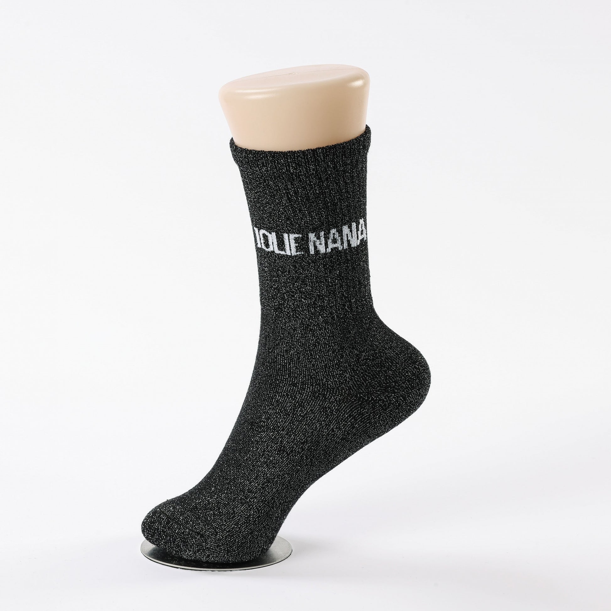 Chaussettes JOLIE NANA Noir à Paillettes – Message Chic & Fun (36-42) JOY!