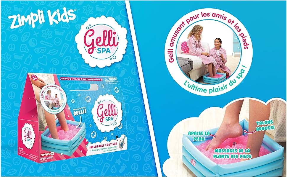  Texture Gelli biodégradable colorée et accessoires de massage pour les pieds