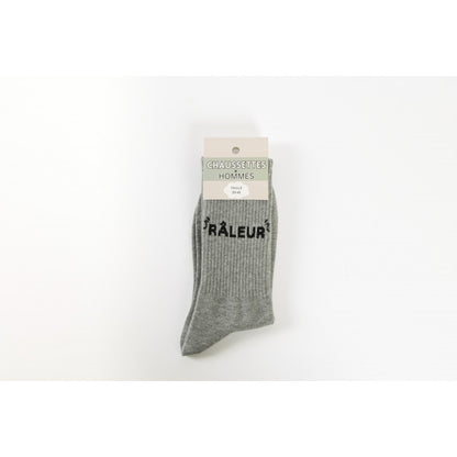 Chaussettes à message RÂLEUR – Idée cadeau drôle | 39/45 JOY!