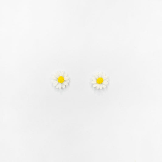 Boucles d’oreilles Pâquerette en porcelaine – Bijou bohème délicat | La Petite Épicerie LA PETITE EPICERIE