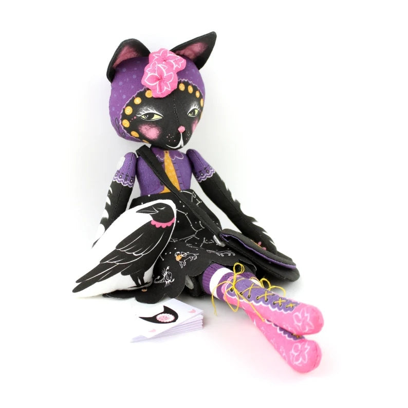 Kit de Couture – Astrid la Poupée Fortune Teller & son Tarot (Miss Ella) | Coton bio & articulations Miss Ella