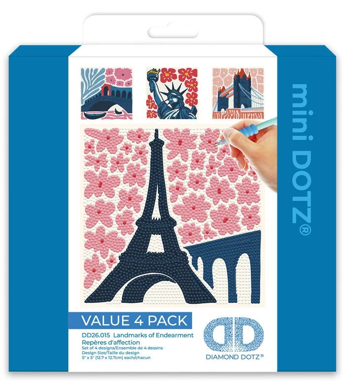 Mini Diamond Painting représentant la Tour Eiffel à Paris