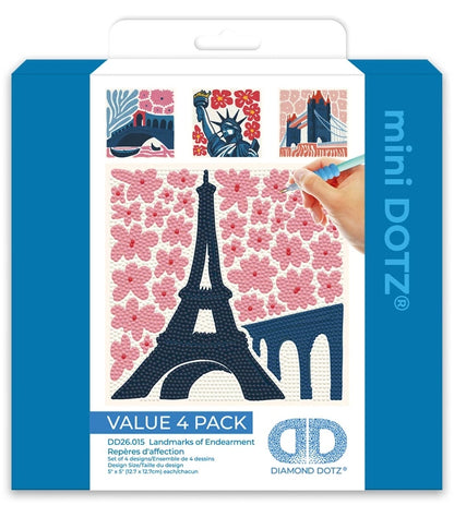 Mini Diamond Painting représentant la Tour Eiffel à Paris