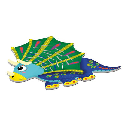 Dinosaures écailles métallisées – Coffret créatif 3D enfant 3 ans+ Créa lign