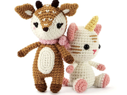 Kit Crochet Amigurumi Chat Licorne – Loly le Chat Licorne 15 cm GRAINE CREATIVE
