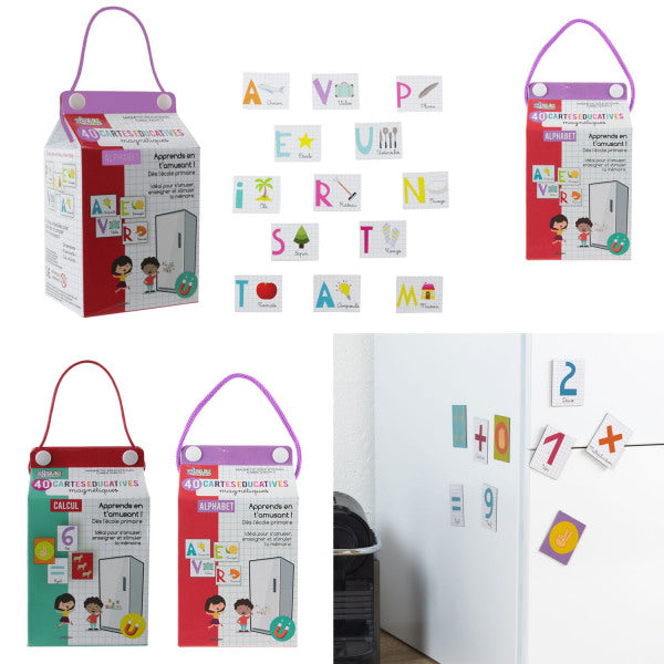 ALPHABET magnetic educational cards