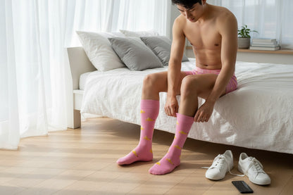 Chaussettes & Boxer Banane en Coton Bio – Cadeau Homme Original Ton sur Ton