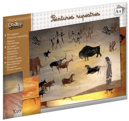 Feuilles de dessin A4 pour peinture rupestre Crealign