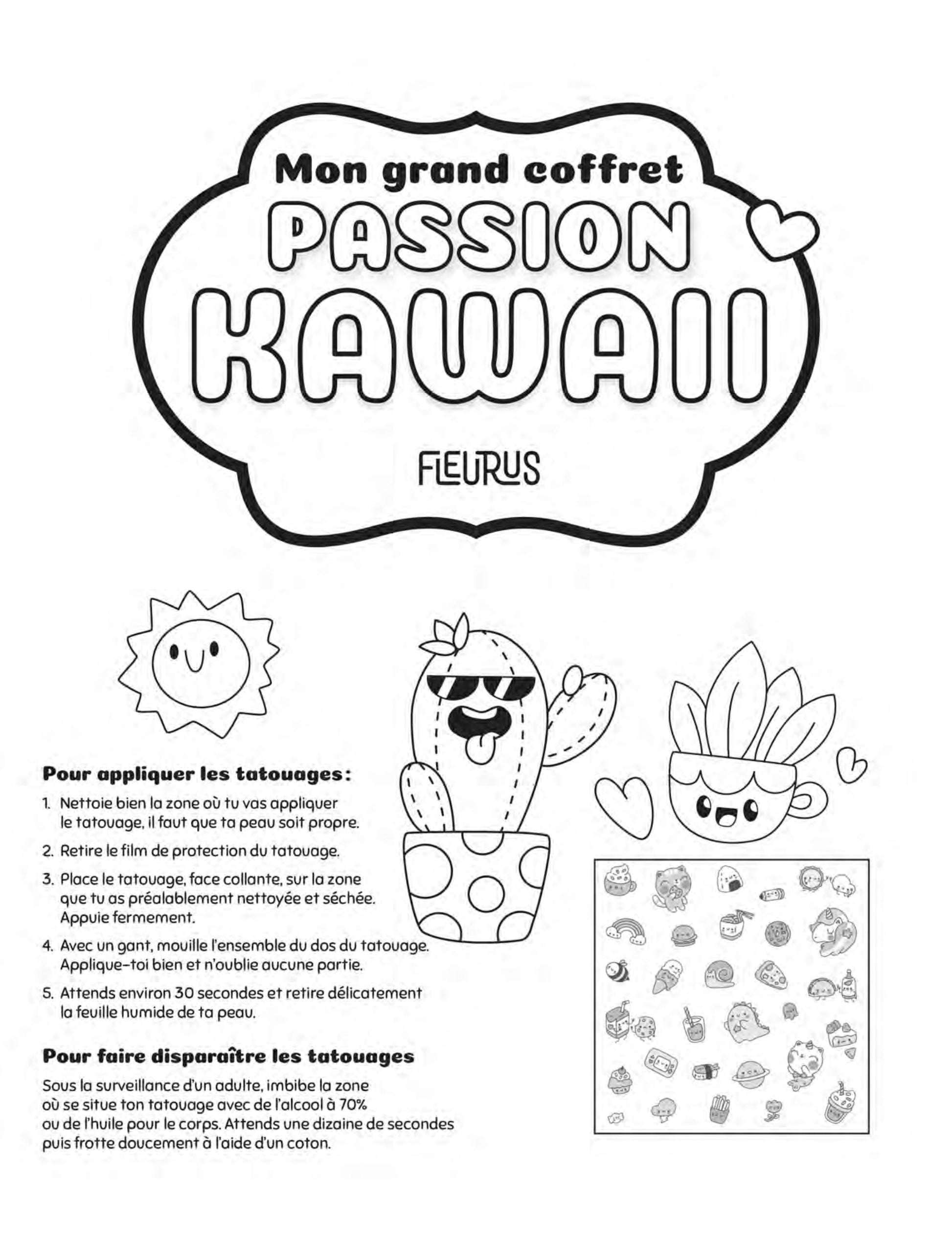 Six feutres pastel inclus dans le coffret kawaii