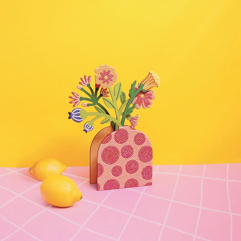 Fleurs décoratives rouges à personnaliser avec des strass