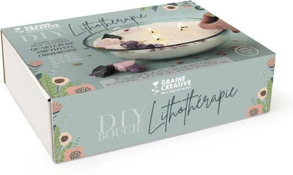 Kit DIY Bougie Lithothérapie XXL – Graine Créative GRAINE CREATIVE