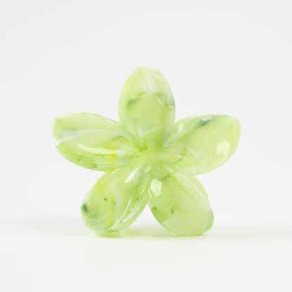 Pince à cheveux fleur marbré bleu – Accessoire cheveux chic et tendance femme JOY!