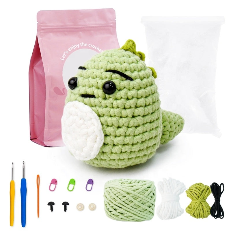 Kit amigurumi dinosaure kawaii au crochet