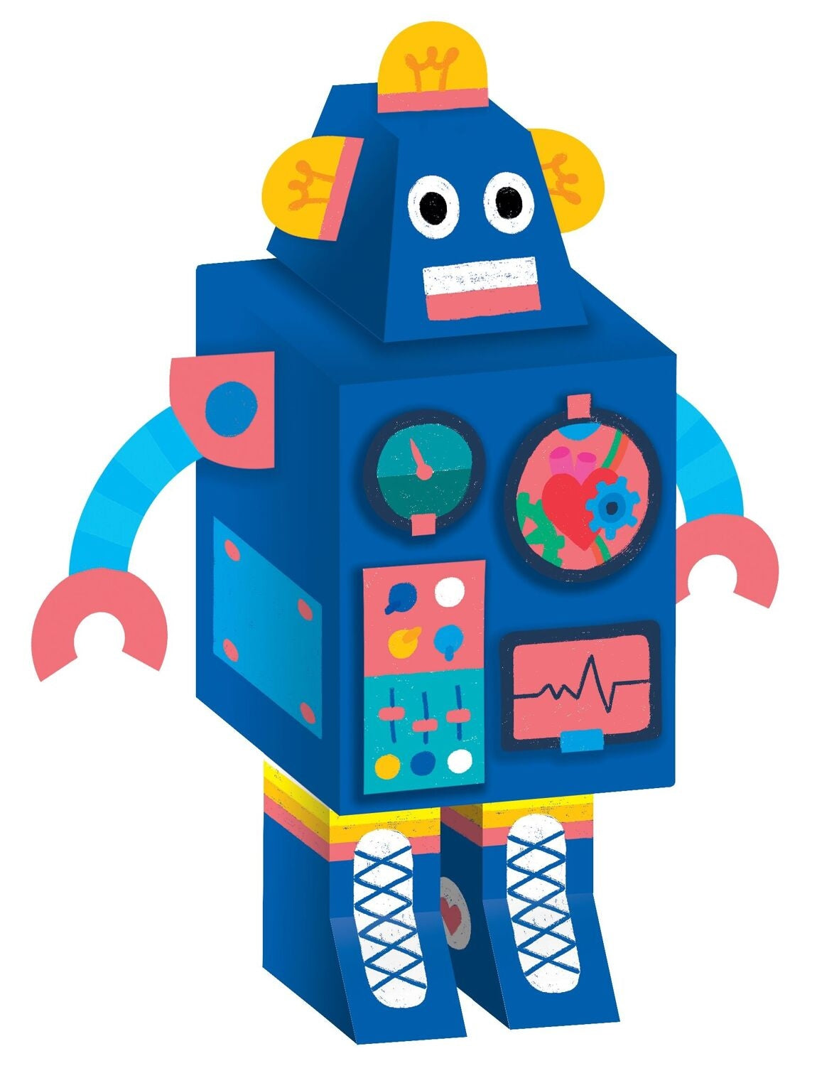 HELLO ROBOT – Pochette créative 3 robots en papier – Activité manuelle enfant dès 6 ans – Les Ateliers OMY x Gallimard Jeunesse les Ateliers OMY & Gallimard Jeunesse