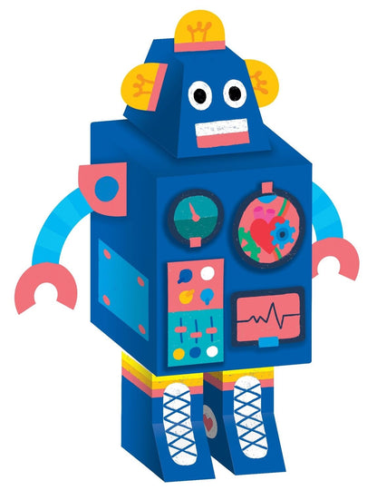 HELLO ROBOT – Pochette créative 3 robots en papier – Activité manuelle enfant dès 6 ans – Les Ateliers OMY x Gallimard Jeunesse les Ateliers OMY & Gallimard Jeunesse