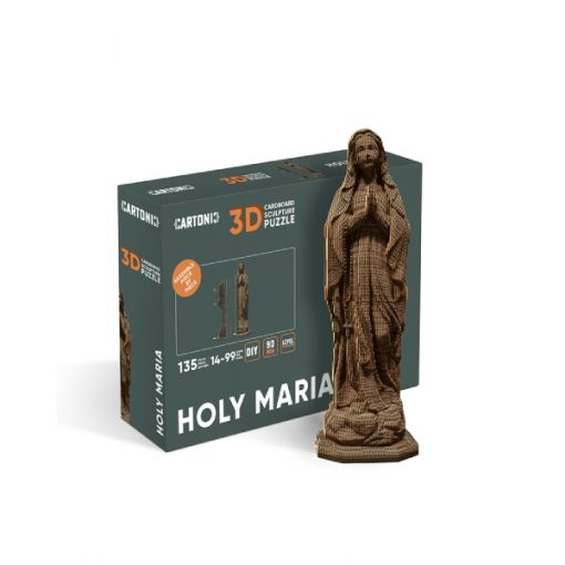 Puzzle 3D en carton CARTONIC® Modèle Vierge Marie