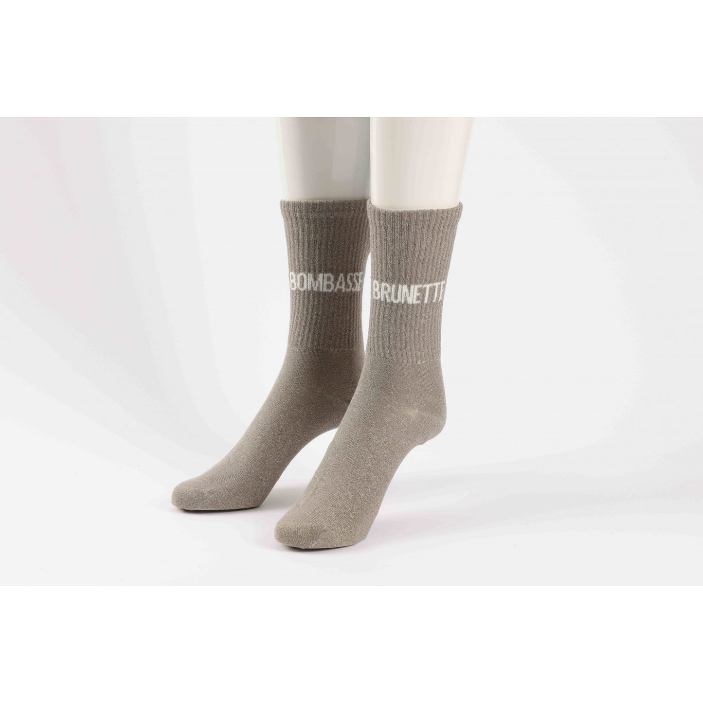 Chaussettes Dépareillées BRUNETTE / BOMBASSE à Paillettes (36-42) JOY!