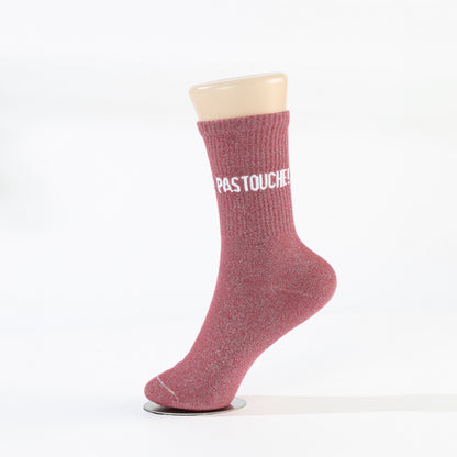 idee cadeau femme chaussettes pas touche paillettes