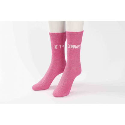 Chaussettes Dépareillées CONNASSE / JE T’AIME à Paillettes (36-42) JOY!