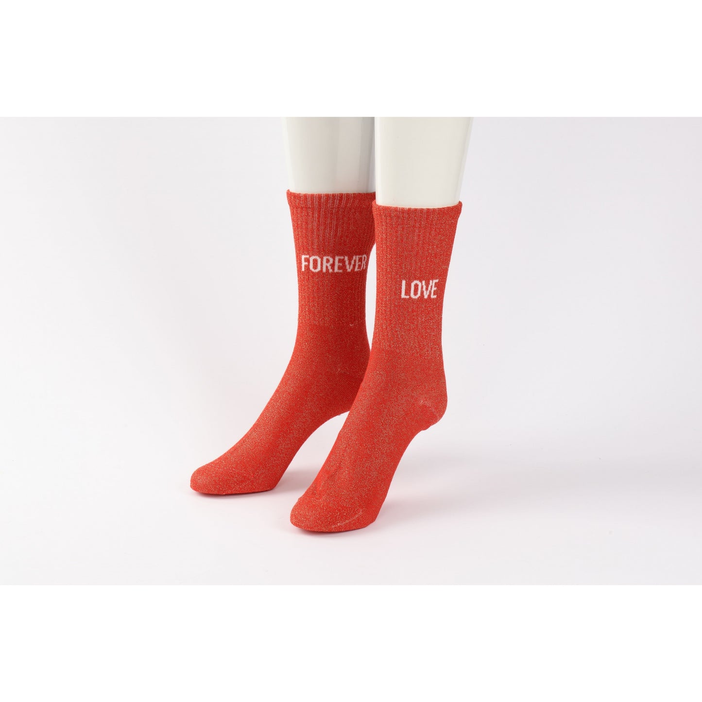 Chaussettes Dépareillées LOVE / FOREVER à Paillettes (36-42) JOY!