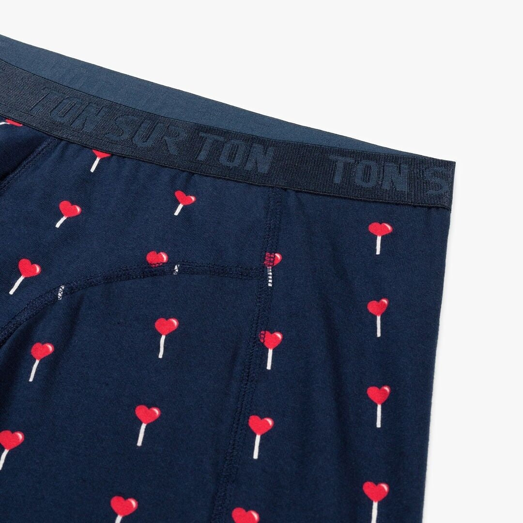 Aime-moi – Coffret homme boxer & chaussettes assortis – Coton bio GOTS Ton sur Ton