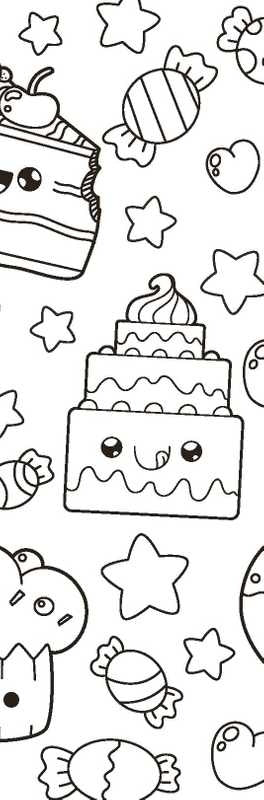 Marque-pages à colorier 100% mignon – 40 modèles créatifs kawaii Editions Marabout