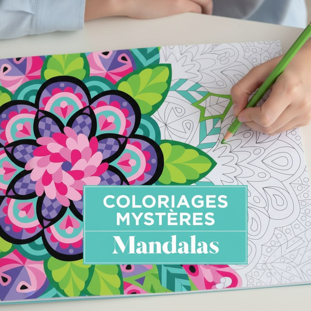 Coloriages mystères Mandalas végétaux – Livre de coloriage relaxant Edition Marabout Editions Marabout