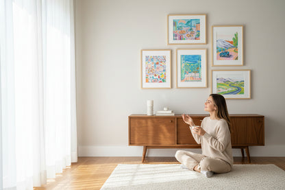 Coffret Pastel au Numéro – Petit Pastel “La mer pour horizon” | Art Relaxant LA PETITE EPICERIE