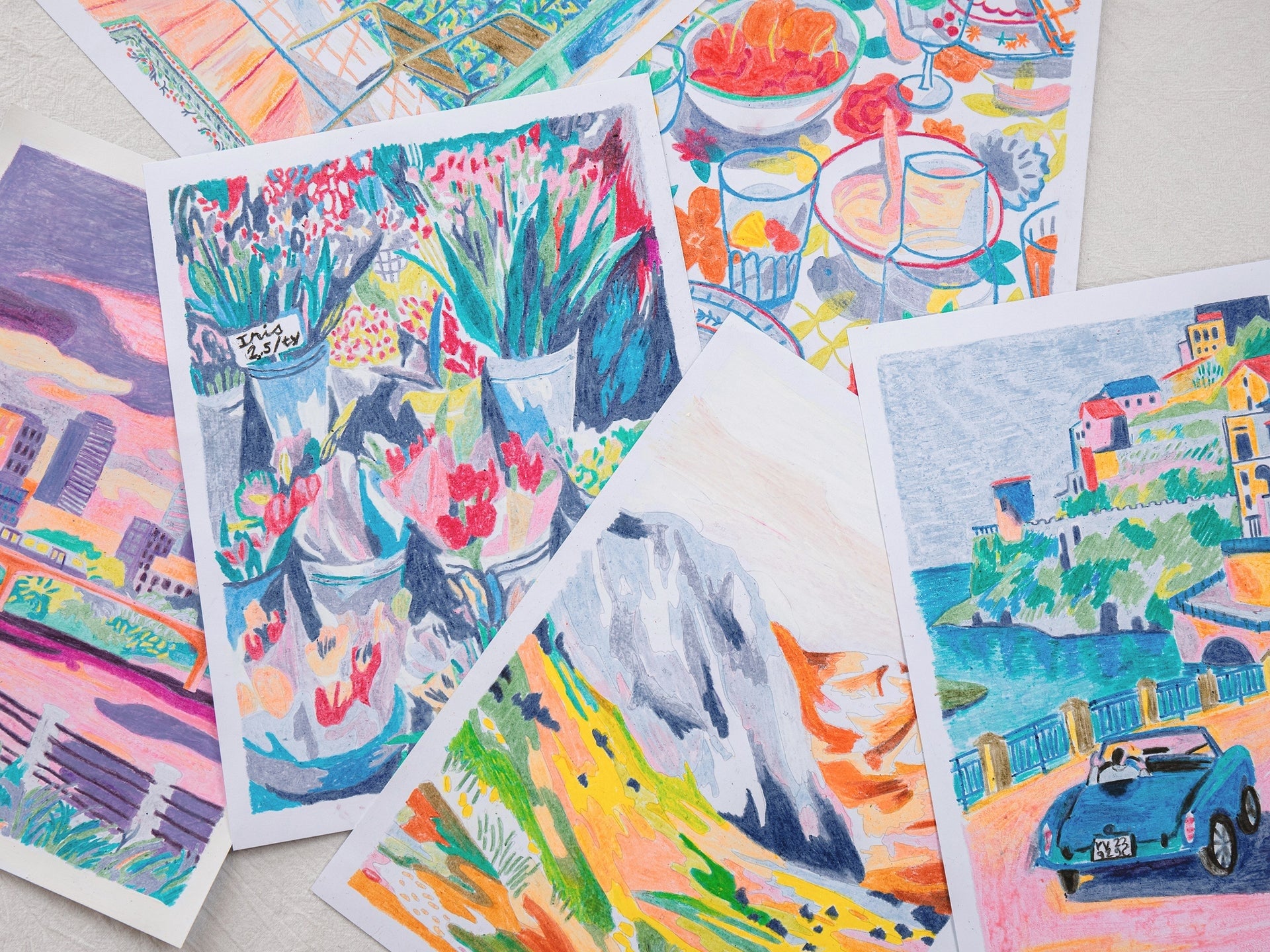 Coffret Pastel au Numéro – Petit Pastel “Au Grand Baöu” | Paysage Montagne LA PETITE EPICERIE