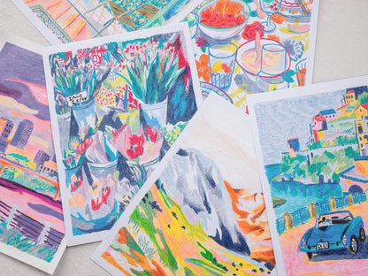 Coffret Pastel au Numéro – Petit Pastel “Au Grand Baöu” | Paysage Montagne LA PETITE EPICERIE