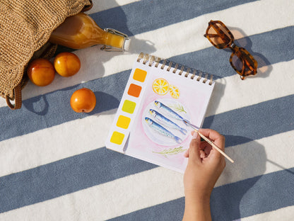 Travel Book – Carnet Aquarelle Méditerranée Débuter l’aquarelle facilement La Petite Épicerie LA PETITE EPICERIE