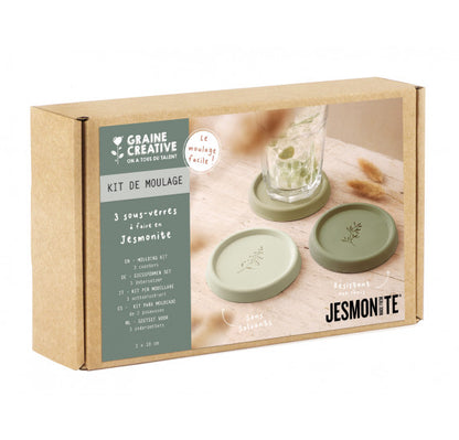 Kit 3 Sous-Verres Jesmonite – Graine Créative GRAINE CREATIVE