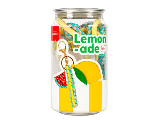 Coffret DIY Lemonade avec porte-clé citron kawaii à fabriquer soi-même