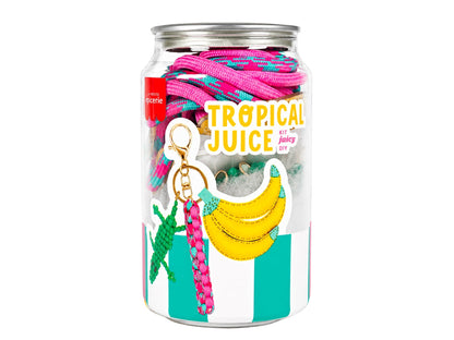 Coffret DIY Tropical Juice avec porte-clé banane à fabriquer soi-même