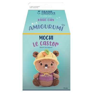 Kit Crochet Amigurumi Castor – Minigurumi DIY Graine Créative GRAINE CREATIVE