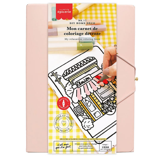 Kit DIY Home Déco – Carnet de Coloriage Détente (Kawaii & Mandala) + 8 feutres alcool | La Petite Épicerie LA PETITE EPICERIE