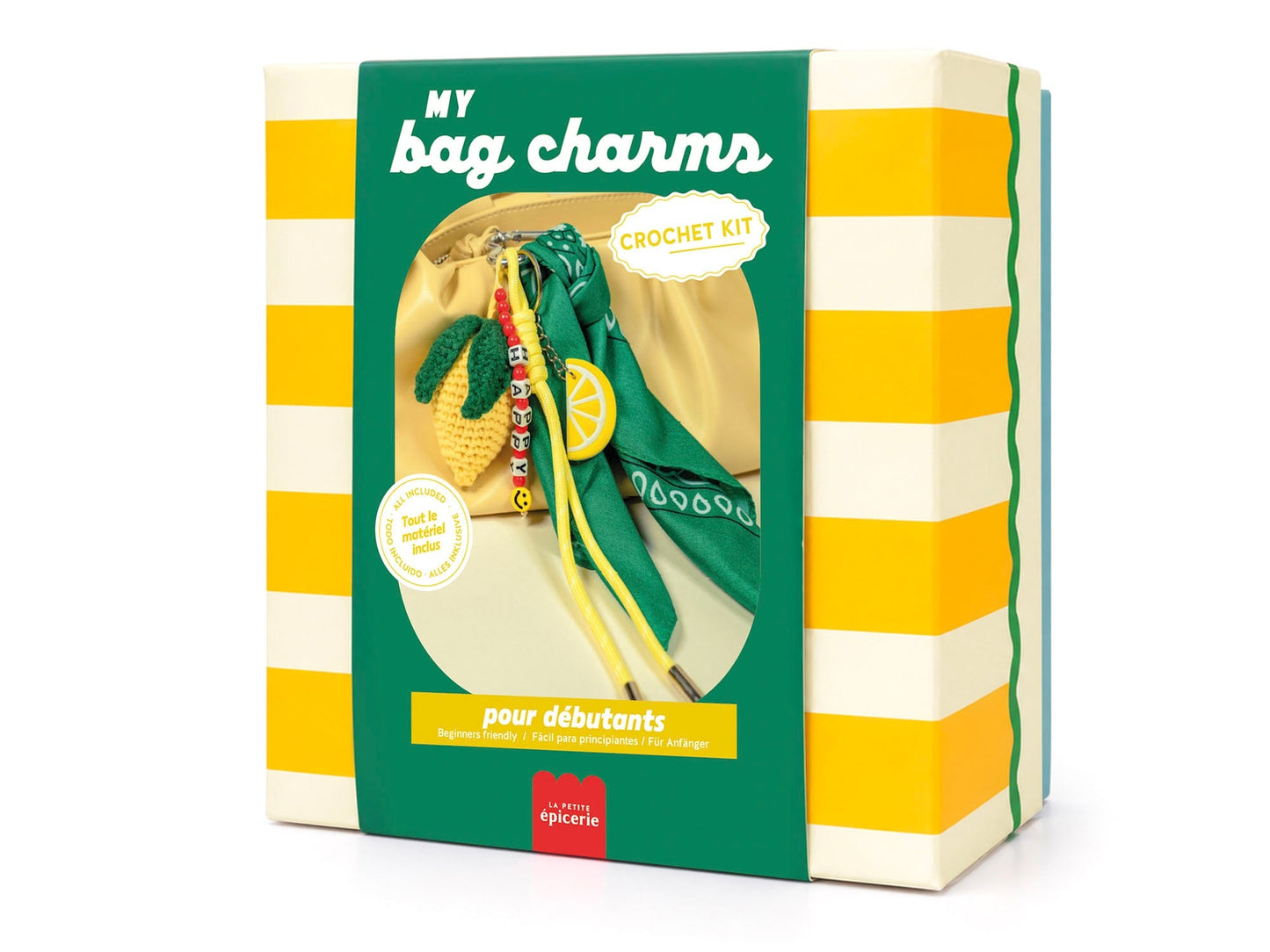 Coffret crochet débutant Dolce Vita avec accessoires citronnés à fabriquer