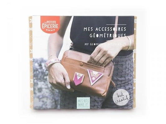 Kit DIY Mes Accessoires Géométriques – Créez une Manchette et 2 Broches Tendance LA PETITE EPICERIE