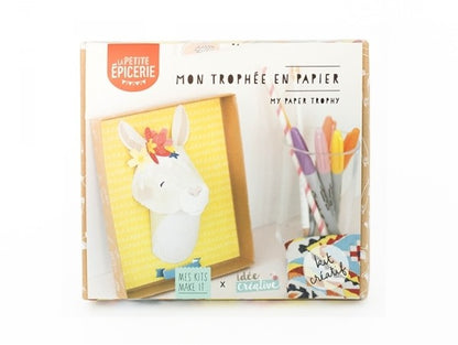 Kit DIY Trophée en Papier Lama – Décoration Murale 3D à Fabriquer Soi-même LA PETITE EPICERIE
