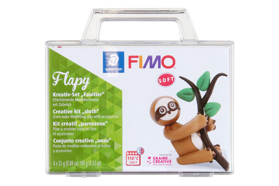 Kit Figurine Paresseux Fimo – Coffret Créatif Modelage GRAINE CREATIVE