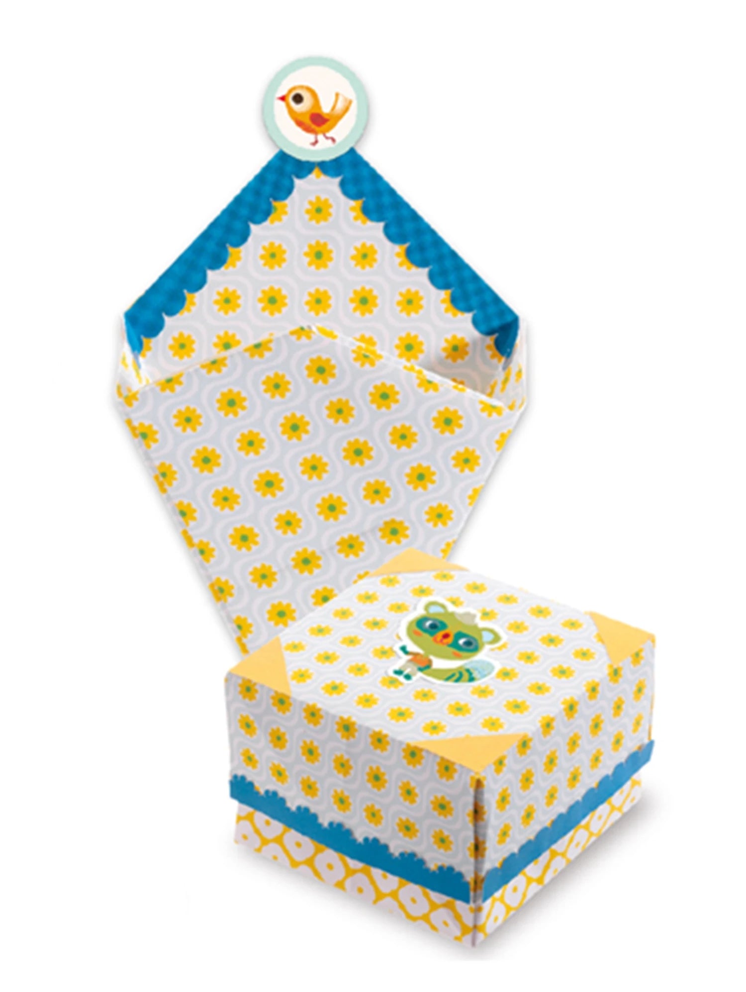 Kit Origami Petites Boîtes Djeco disponible chez Joy Cadeaux