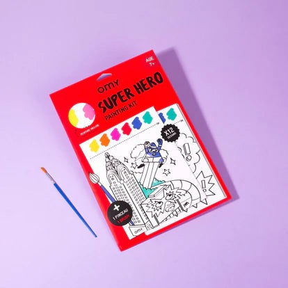 Kit de Peinture OMY “Super Hero” – Peinture à l’Eau pour Enfants omy