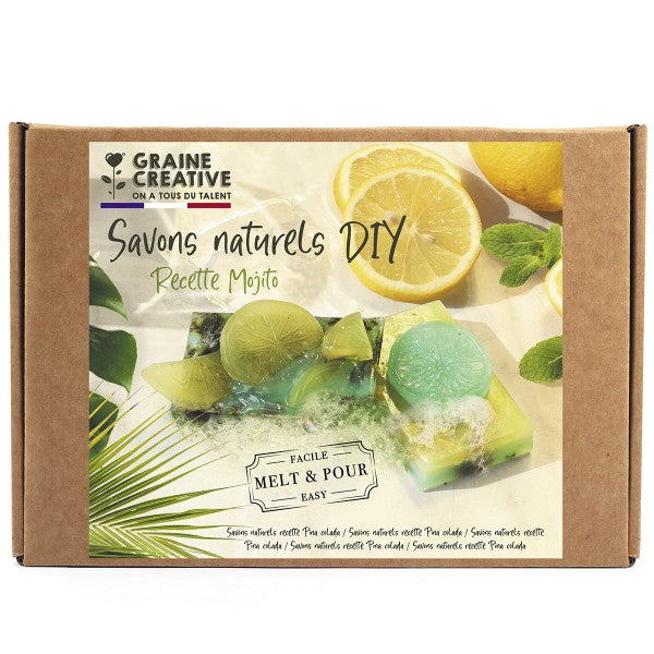 Kit Savon Mojito à la Feuille de Menthe – Graine Créative GRAINE CREATIVE