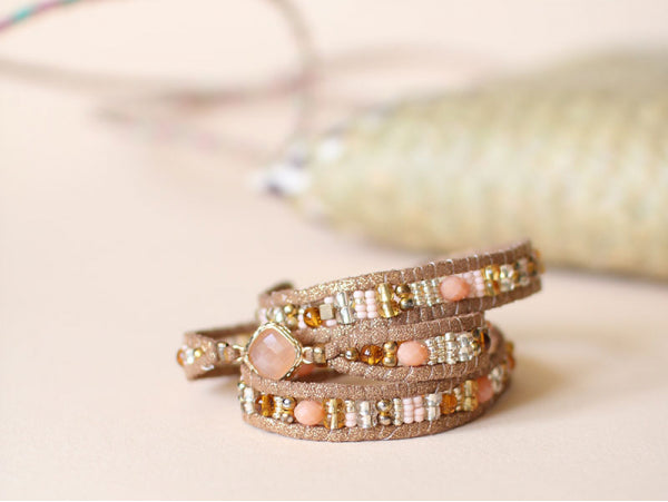 Coffret bracelet wrap disponible chez Joy Cadeaux
