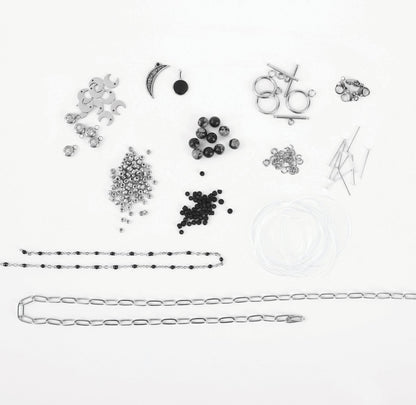 Kit DIY Parure Argentée Inoxydable – Créez 4 Bijoux Tendance GRAINE CREATIVE