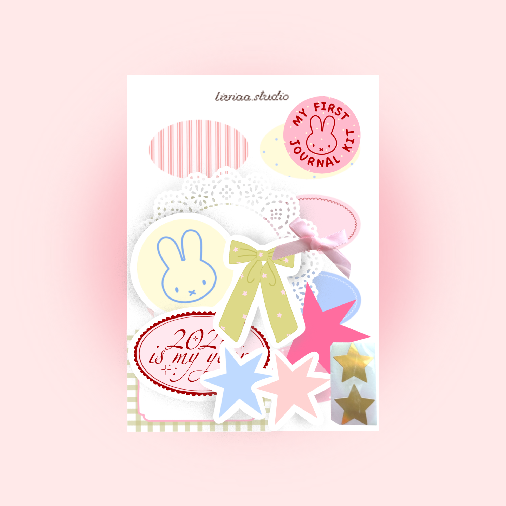 Journaling Kit Kawaii – Kit Complet Scrapbooking & Bullet Journal Liviaa.studio